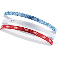 Ozdoby do włosów - Opaska Nike Printed Headbands 3Pk (kolor Wielokolorowy) - miniaturka - grafika 1
