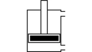 Siłownik pneumatyczny kompaktowy ISO21287 z jednostronnym tłoczyskiem z gwintem wewn. Średnica tłoka 80mm skok 50mm,NSKI080.0050 - Akcesoria pneumatyczne - miniaturka - grafika 1