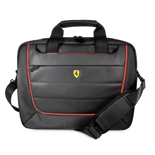 Torebki damskie - Ferrari Torba FECB13BK Tablet 13" czarny/black Scuderia - grafika 1