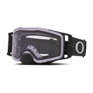 Gogle i okulary motocyklowe - Gogle Cross Oakley Front Line M Czarny Metaliczny Szary - miniaturka - grafika 1