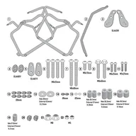 Kufry i sakwy motocyklowe - Bagażnik na walizkę boczną do walizki Monokey - miniaturka - grafika 1