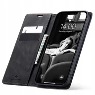 Etui i futerały do telefonów - Spacecase Etui Wallet iPhone 13 black - miniaturka - grafika 1