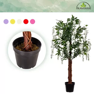 SZTUCZNE DRZEWO WISTERIA GLICYNIA BIAŁA 120 CM - Sztuczne drzewka - miniaturka - grafika 2