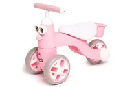 Chodziki - JEŹDZIK PCHACZ ROWEREK BIEGOWY ROWER LEKKI 2KG CHODZIK RÓŻOWA SÓWKA - miniaturka - grafika 1