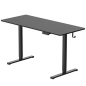 Biurka - Elektryczne biurko Spacetronik SPE-O124BB Moris L 140x60 - miniaturka - grafika 1