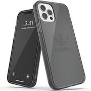 Etui i futerały do telefonów - Adidas Etui zaprojektowane do iPhone 12 / iPhone 12 Pro 6.1, przezroczyste, sprawdzone pod kątem upadku, odporne na uderzenia, podwyższone krawędzie, oryginalne etui ochronne Snap Case, Smokey czarne EX7980 - miniaturka - grafika 1