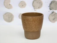 Kubki - Kubek COFFEE[szkliwo z kawy+kamionka] - miniaturka - grafika 1