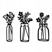 Dekoracje domu - KWIATY DEKOR DEKORACJE ŚCIENNE PANEL ŚCIENNY OBRAZ AŻUROWY OBRAZY DO SALONU - miniaturka - grafika 1