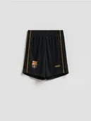 Spodnie i spodenki dla chłopców - Reserved - Szorty FC Barcelona - czarny - miniaturka - grafika 1