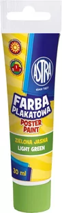 Astra Farba plakatowa zielona jasna tuba 30ml. 83110910 - Przybory szkolne - miniaturka - grafika 2