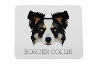 Podkładki pod mysz - Border Collie geometryczny Podkładka pod mysz - miniaturka - grafika 1