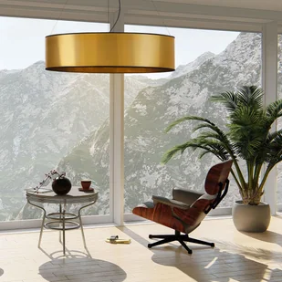 Nowoczesny zwis PORTO MIRROR fi - 80 cm - Lampy sufitowe - miniaturka - grafika 1