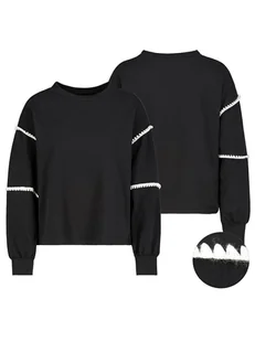 Sublevel Sweter w kolorze czarnym - Swetry damskie - miniaturka - grafika 1