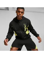 Kurtki i kamizelki sportowe męskie - Puma Kurtka sportowa "Fit" w kolorze czarnym - miniaturka - grafika 1