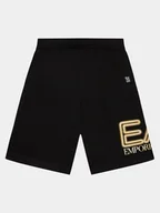 Kąpielówki dla chłopców - Szorty materiałowe EA7 Emporio Armani - miniaturka - grafika 1