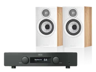 Zestawy stereo - Hegel H95 (czarny) + 607 S3 (dąb) - miniaturka - grafika 1