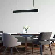 Lampy sufitowe - Light Prestige Ibros wiszący czarny średni 18W 3000K IP20 LP-7001/1P 20 BK-63 18/3 - miniaturka - grafika 1