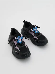Reserved - Lekkie sneakersy Lilo i Stitch - czarny - Buty dla dziewczynek - miniaturka - grafika 1