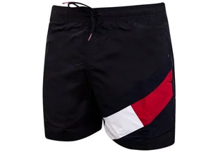 Tommy Hilfiger Męskie Krótkie Spodenki Szorty Sf Medium Drawstring Black Um0Um02048 Bds - Rozmiar: M - Spodenki męskie - miniaturka - grafika 1
