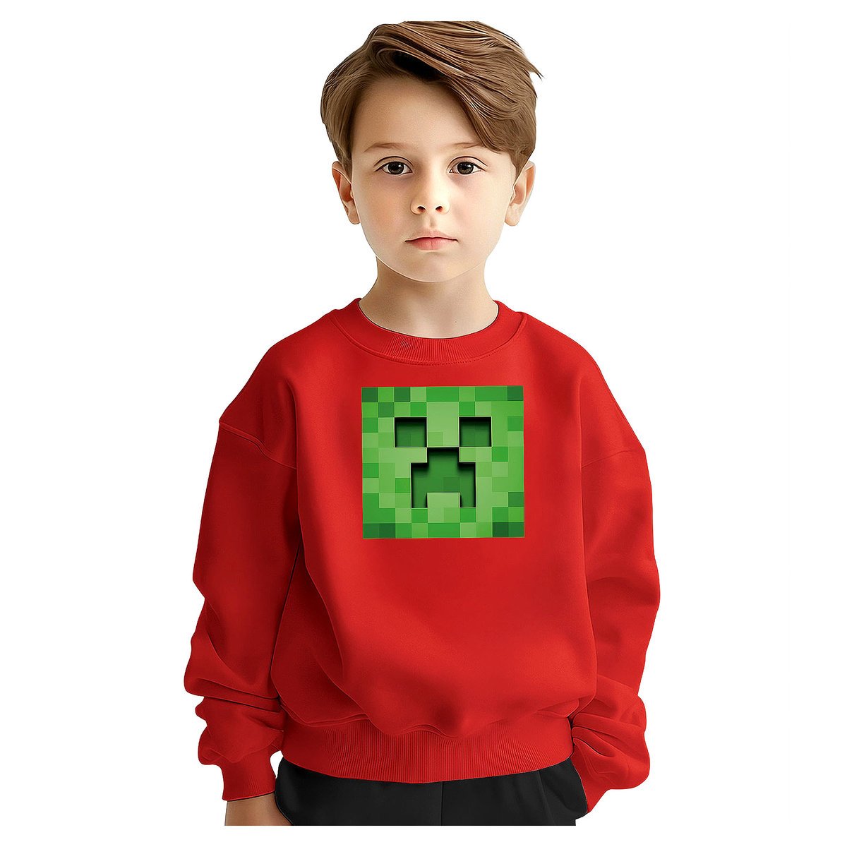 BLUZA DZIECIĘCA MŁODZIEŻOWA MINECRAFT 146-152 WZORY PREZENT JAKOŚĆ