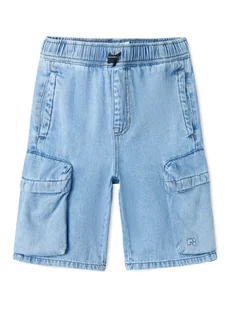 NAME IT Szorty jeansowe Ben 13240411 Niebieski Baggy Fit - Spodenki damskie - miniaturka - grafika 1