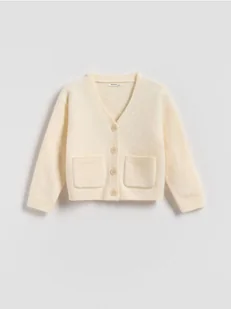 Reserved - Kardigan na guziki - kremowy - Bluzy dla dziewczynek - miniaturka - grafika 1