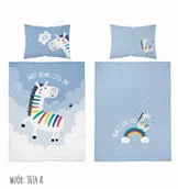 Pościel dla dzieci - Detexpol Pościel 100x135 do łóżeczka Żyrafa żyrafka 3614A_20211117210821 - miniaturka - grafika 1