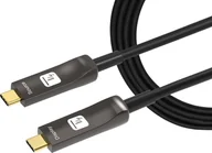 Kable USB - Kabel USB Techly USB-C - USB-C 15 m Czarny (ICOC-U3C-HY-015) - miniaturka - grafika 1