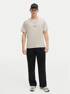 Koszulki męskie - Jack & Jones T-Shirt Jesoho 12278787 Beżowy Regular Fit - miniaturka - grafika 1