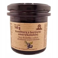 Konfitury, marmolady, powidła - Konfitura z borówki amerykańskiej słodzona erytrytolem bez cukru 160g Vit - miniaturka - grafika 1