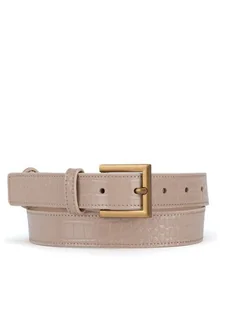 Gino Rossi Pasek BLYL23002 Beżowy - Paski - miniaturka - grafika 1