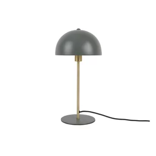 Zielona lampa stołowa z detalami w kolorze złota Leitmotiv Bonnet - Noże stołowe - miniaturka - grafika 1
