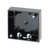 Puszki elektryczne i akcesoria - Berker Integro Flow Puszka natynkowa płaska, z 1 zaciskiem mocującym antracyt - miniaturka - grafika 1