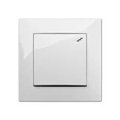 Wyłączniki światła i elektryczne - ELEKTRO - PLAST Włącznik schodowy CARLA  biały  ELEKTRO - PLAST - miniaturka - grafika 1