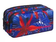 Piórniki - Piórnik szkolny trzykomorowy Coolpack Primus Hawaian Blue 88138CP nr A306 - miniaturka - grafika 1