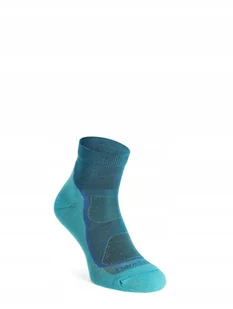 Skarpety merino damskie Darn Tough Light Hiker 1/4 Lightweight with Cushion - cascade rozmiar: s - Skarpety termoaktywne - miniaturka - grafika 1