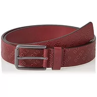 Paski - BOSS Pasek męski, Ciemny Red602, 80 - miniaturka - grafika 1