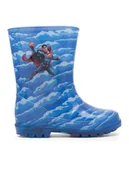 Buty dla chłopców - Superman Kalosze AW23-137WBSUM Niebieski - miniaturka - grafika 1