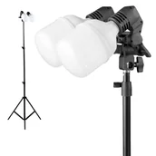 Lampy studyjne - studyjna 2x LED 100 - miniaturka - grafika 1