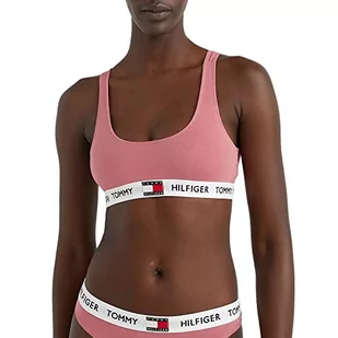 Tommy Hilfiger Damski biustonosz bez podszewki, Różowy angielski, L - Biustonosze - miniaturka - grafika 1