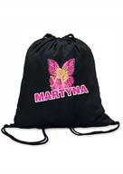 Plecaki worki - Worek Szkolny Na Buty Workoplecak WF Do Przedszkola Wróżka Motylek 1 #1 - miniaturka - grafika 1