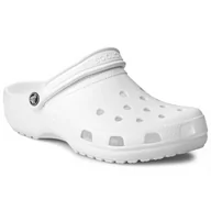 Klapki i japonki damskie - Crocs Klapki Classic 10001 White - miniaturka - grafika 1