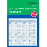 Książki do nauki języka niemieckiego - Pons Czasy i czasowniki błyskawicznie MINI niemieckie - LektorKlett - miniaturka - grafika 1