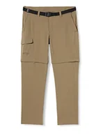 Bielizna sportowa męska - Maier Sports męskie spodnie TORID Slim Zip Wander, beżowy, 98 133023 - miniaturka - grafika 1