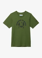 Koszulki i topy damskie - Koszulka chłopięca Columbia Valley Creek Short Sleeve Graphic Shirt - canteen/sloth - miniaturka - grafika 1