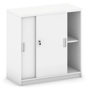 B2B Partner Szafka przesuwna Mirelli A+, 800x400x800 mm, biały 437439 - Szafy biurowe - miniaturka - grafika 1