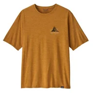 Koszulki sportowe męskie - Koszulka męska Patagonia M's Cap Cool Daily Graphic Shirt - Lands Rozmiar: S / Kolor: brązowy - miniaturka - grafika 1