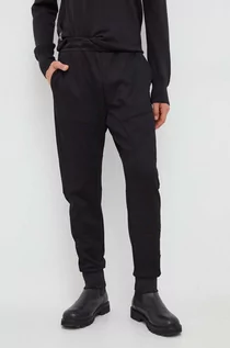 Spodnie męskie - G-Star Raw spodnie dresowe kolor czarny gładkie - grafika 1