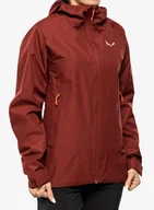 Kurtki damskie - Kurtka przeciwdeszczowa damska Salewa Puez PTX 2L Jacket - syrah - miniaturka - grafika 1