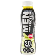 Kefiry, jogurty, maślanki - Bakoma Men Shake z wysoką zawartością protein smak gruszka w białej czekoladzie 380 g - miniaturka - grafika 1